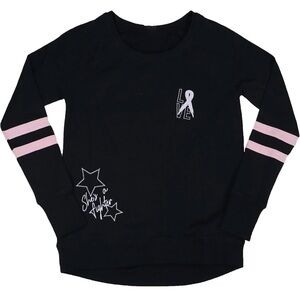 Ideology Breast Cancer Ribbon She's a Fighter Sweatshirt